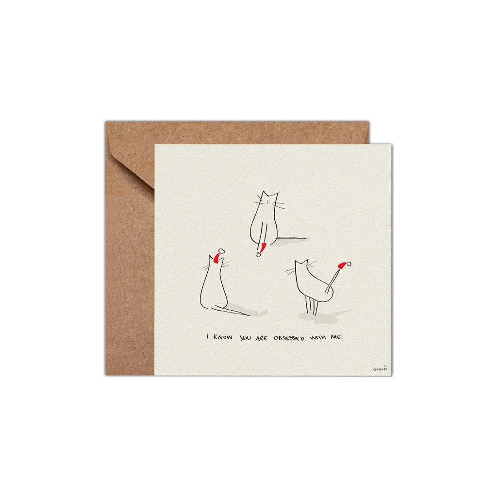 CHRISTMAS CARD - CATS