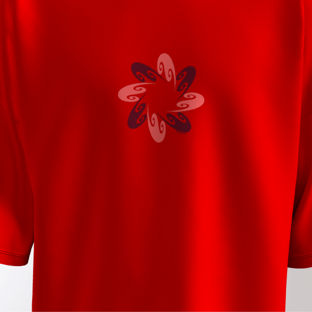 GEORGIA DE GRAECIA FIRE ROSE T-SHIRT