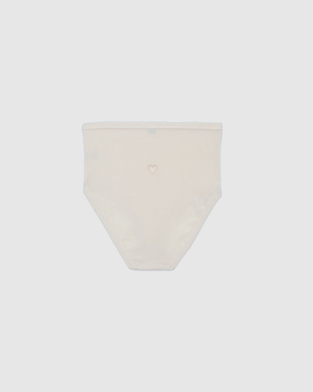 BASERANGE HEART HIGHWAIST BELL PANTS UNDYED