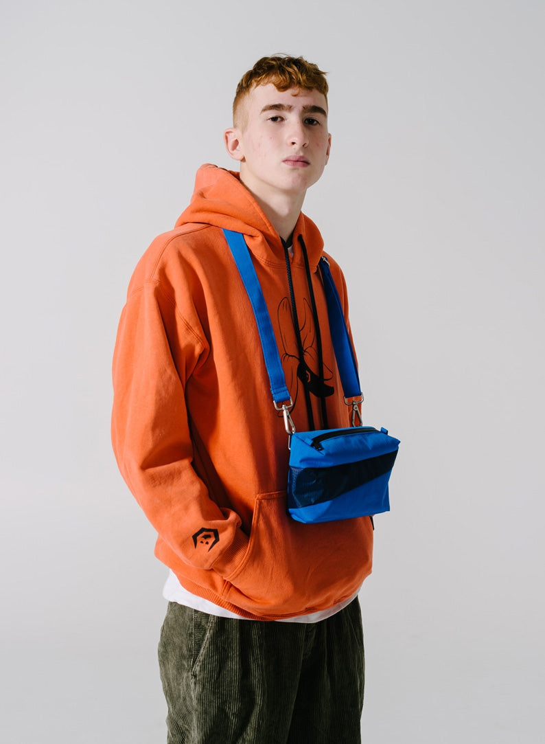 SUSAN BIJL THE NEW BUM BAG BLUE & NAVY SMALL