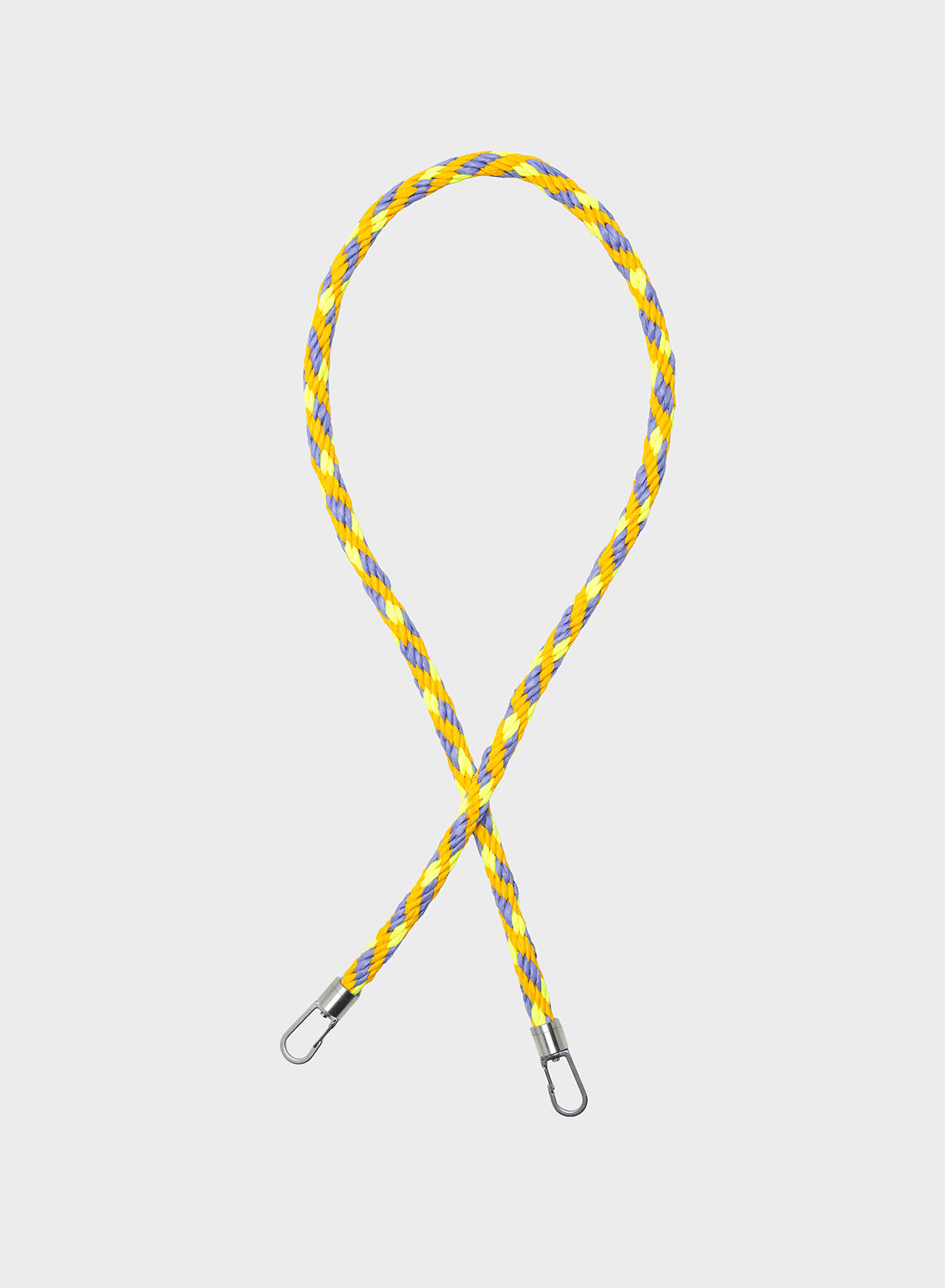 SUSAN BIJL THE NEW KUMIHIMO STRAP SUNFLOWER & FLUO YELLOW & TREBLE SMALL