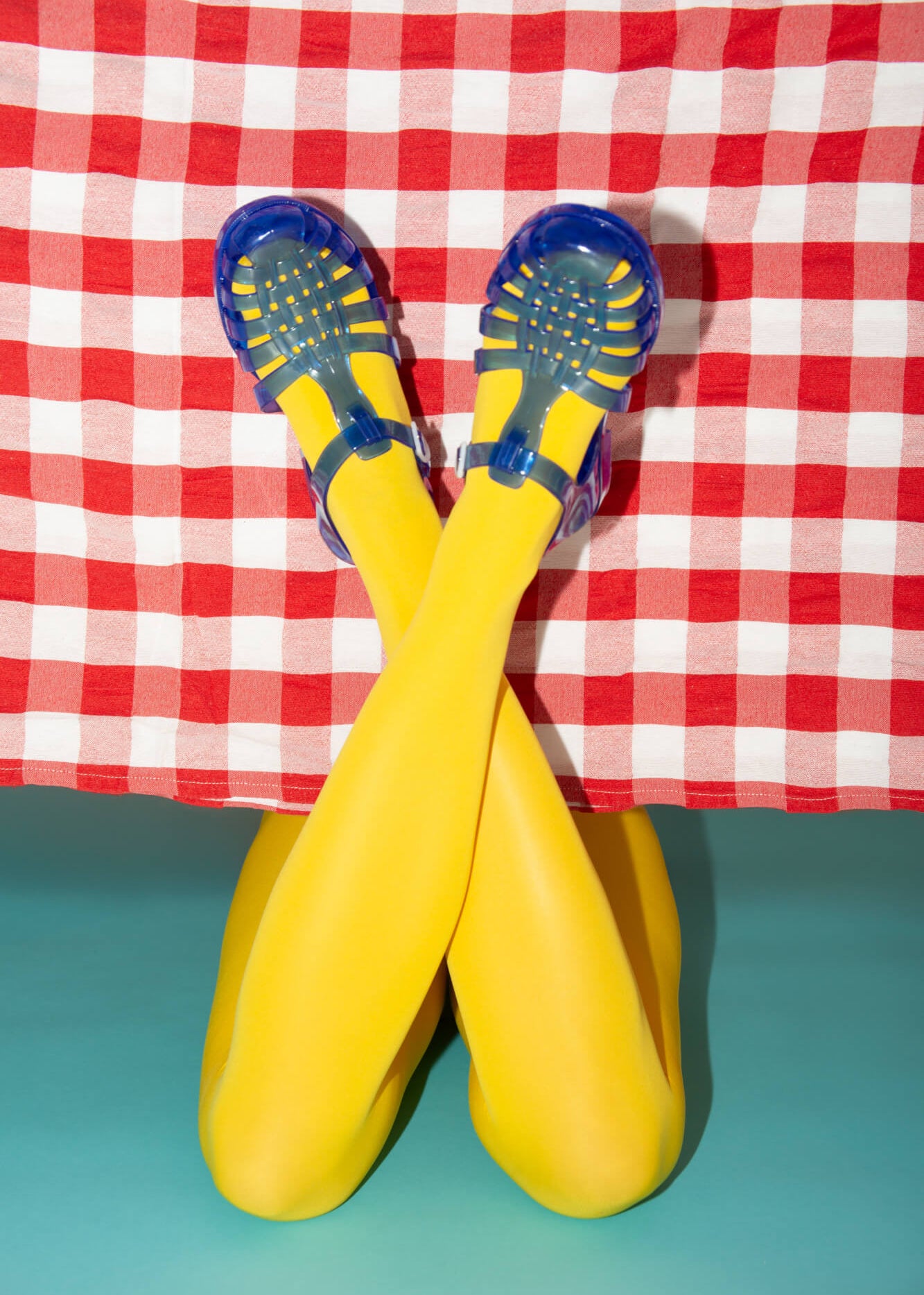 JELLY SANDAL COBALT