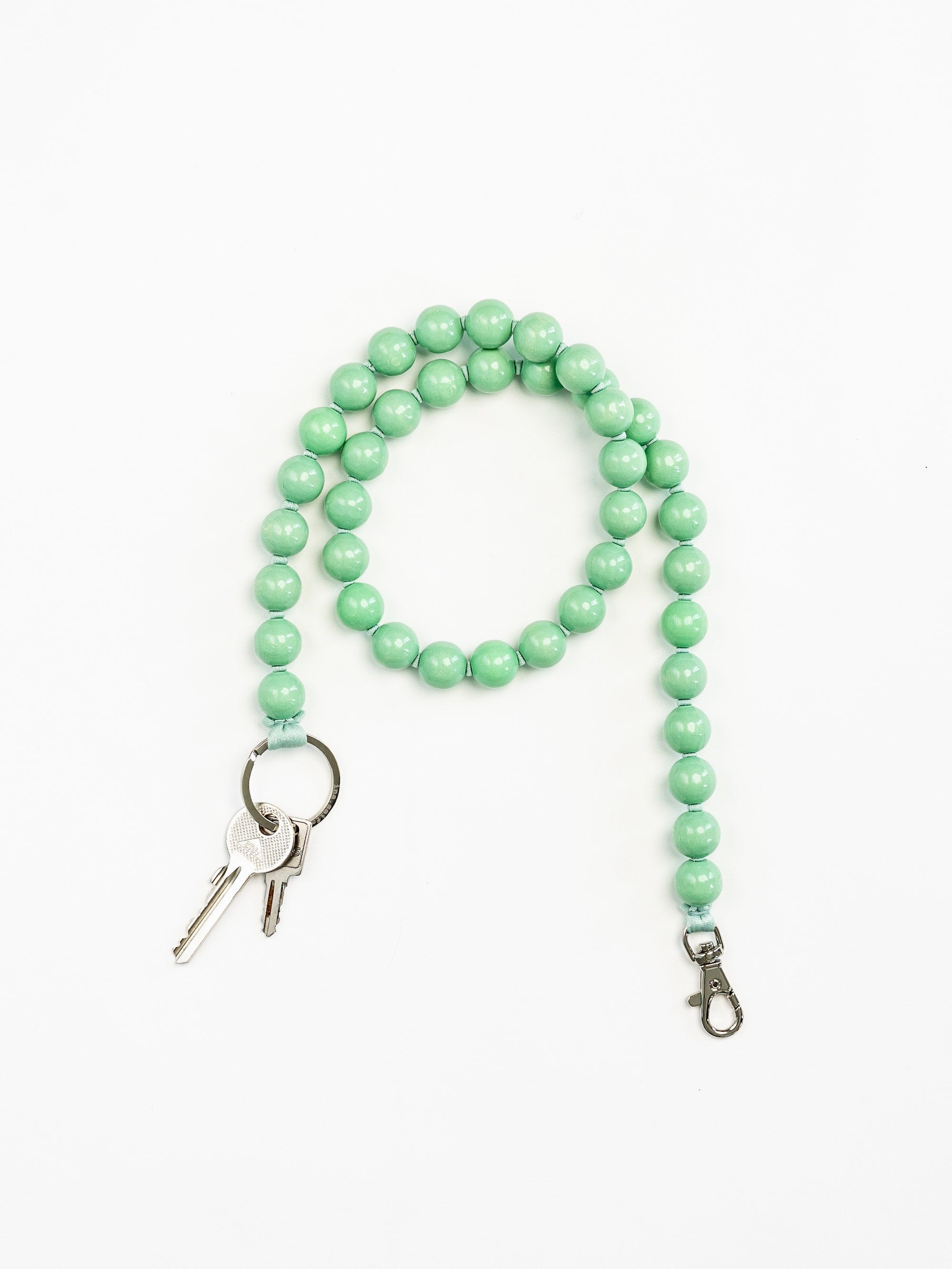 BIG PERLEN LONG pastelgreen by ina.seifart