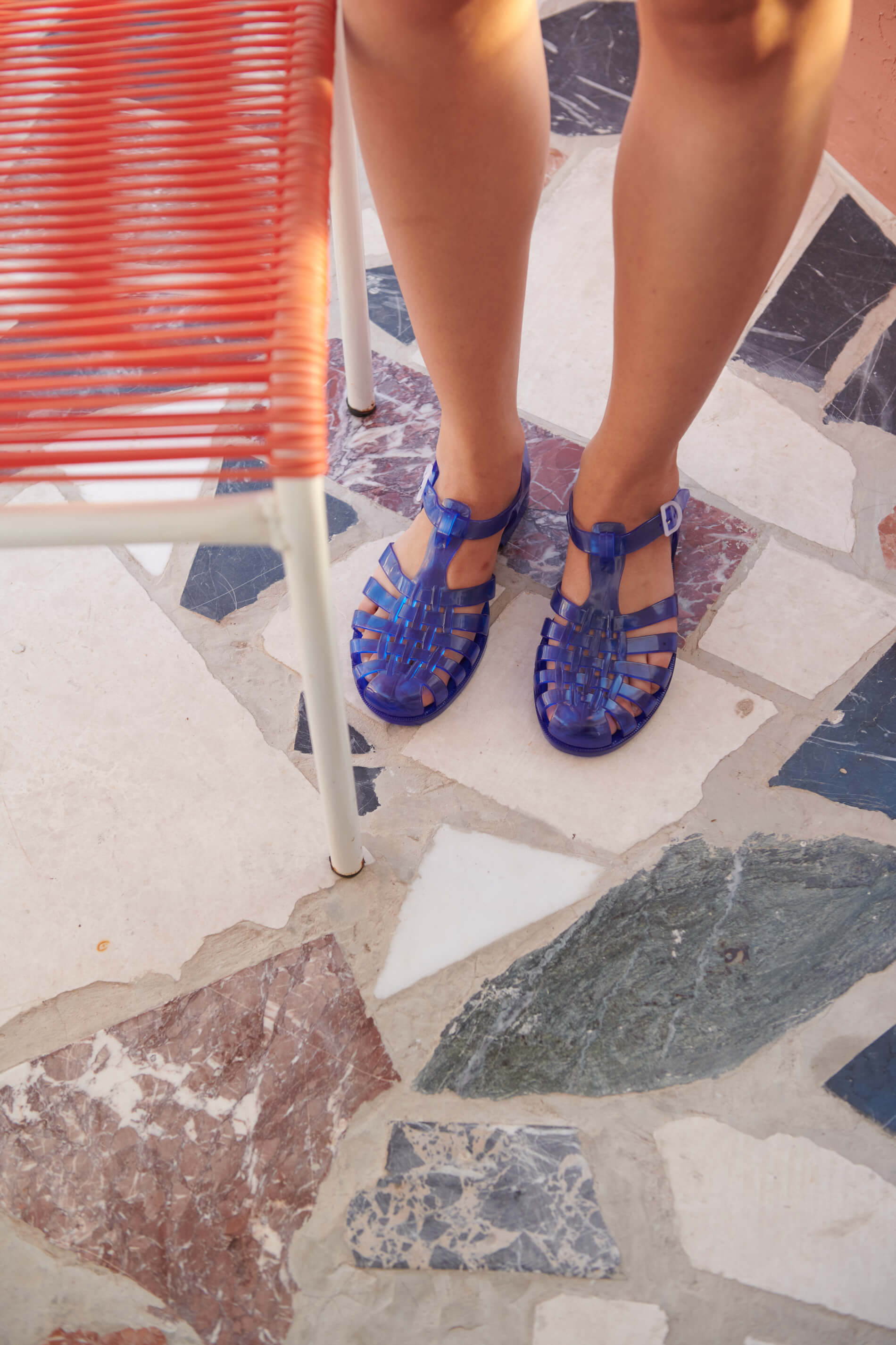 JELLY SANDAL COBALT